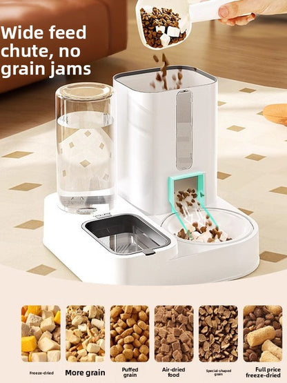 Automatic Cat Dog Food Water Feeder Bowl Ceramic