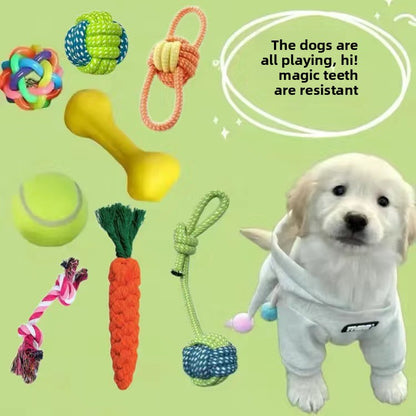 Dog chew durable cotton rope toy
