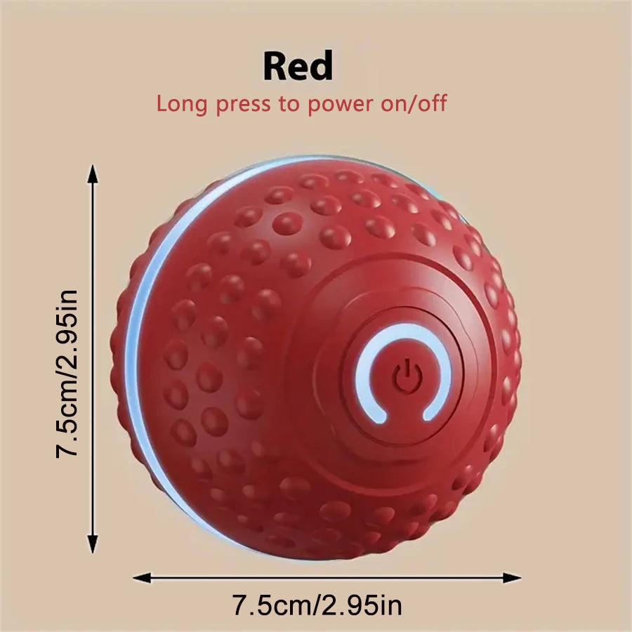 Smart Dog Toy Ball Automatic Interactive Pet Electronic Rolling USB Rechargeable Moving Bouncing for Puppy to Large dog Chew Toy