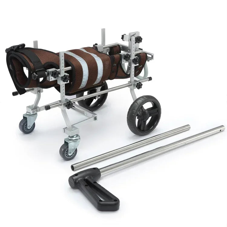 Dog Training Aids Four Wheeled Dog Legs Disability Stroller Pet Everything Harnesses Puppy Supplies Training Behavior Accessory