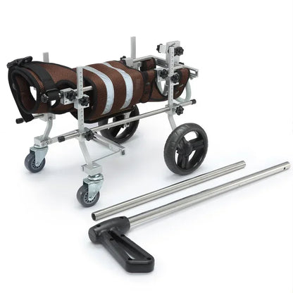 Dog Training Aids Four Wheeled Dog Legs Disability Stroller Pet Everything Harnesses Puppy Supplies Training Behavior Accessory