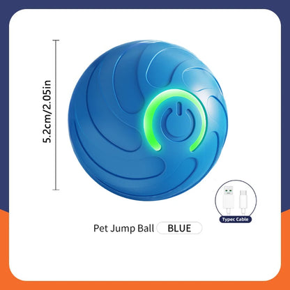 Smart Dog Toy Ball Automatic Interactive Pet Electronic Rolling USB Rechargeable Moving Bouncing for Puppy to Large dog Chew Toy