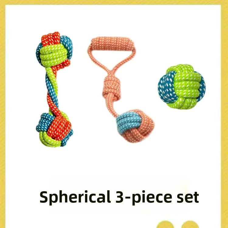 Dog chew durable cotton rope toy