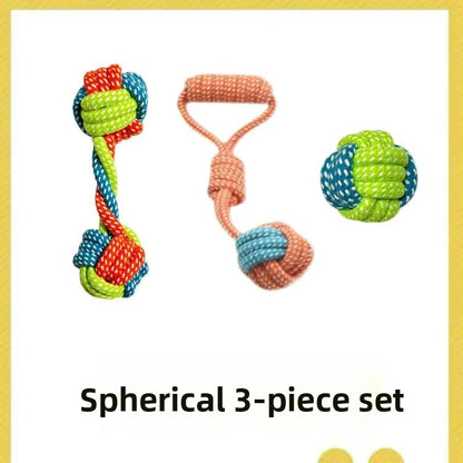 Dog chew durable cotton rope toy