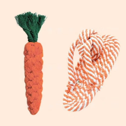 Dog chew durable cotton rope toy