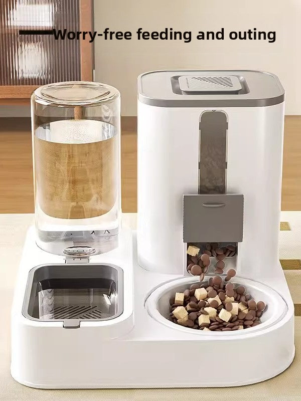 Automatic Cat Dog Food Water Feeder Bowl Ceramic